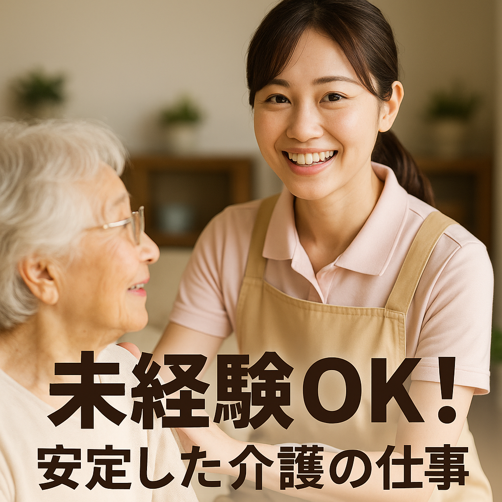 株式会社アウスタ GrowUp事業部の正社員 未経験から始められる介護の仕事｜資格不問／正社員登用あり 医療/介護/福祉/教育求人イメージ