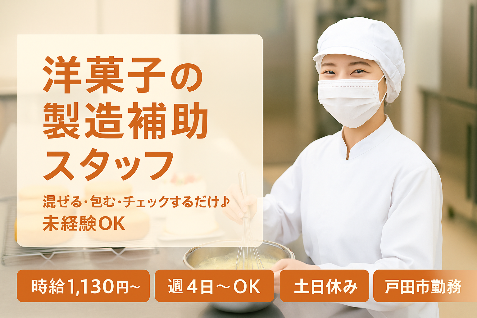 株式会社アウスタ 戸田エリアの正社員 軽作業・倉庫作業 工場・製造 物流/配送/軽作業 工場/製造求人イメージ